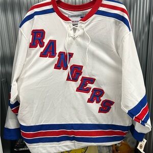 Rangers White Hockey Jersey